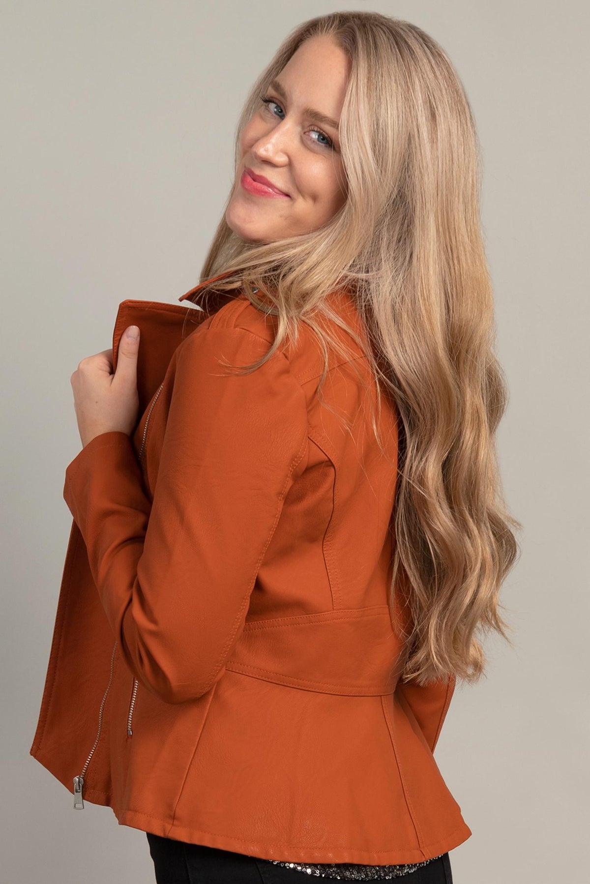 Fern Vegan Leather Jacket
