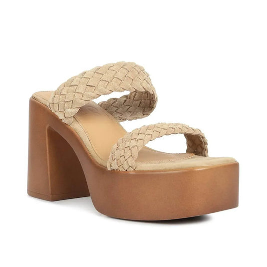 London Rag - Women's Misaki Braided Detail Chunky Sandals - Rack Hunt