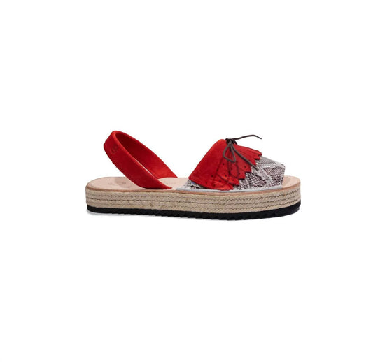 Numa by Spanians - Women's Fringes Wedge Sandal Narrow - Rack Hunt