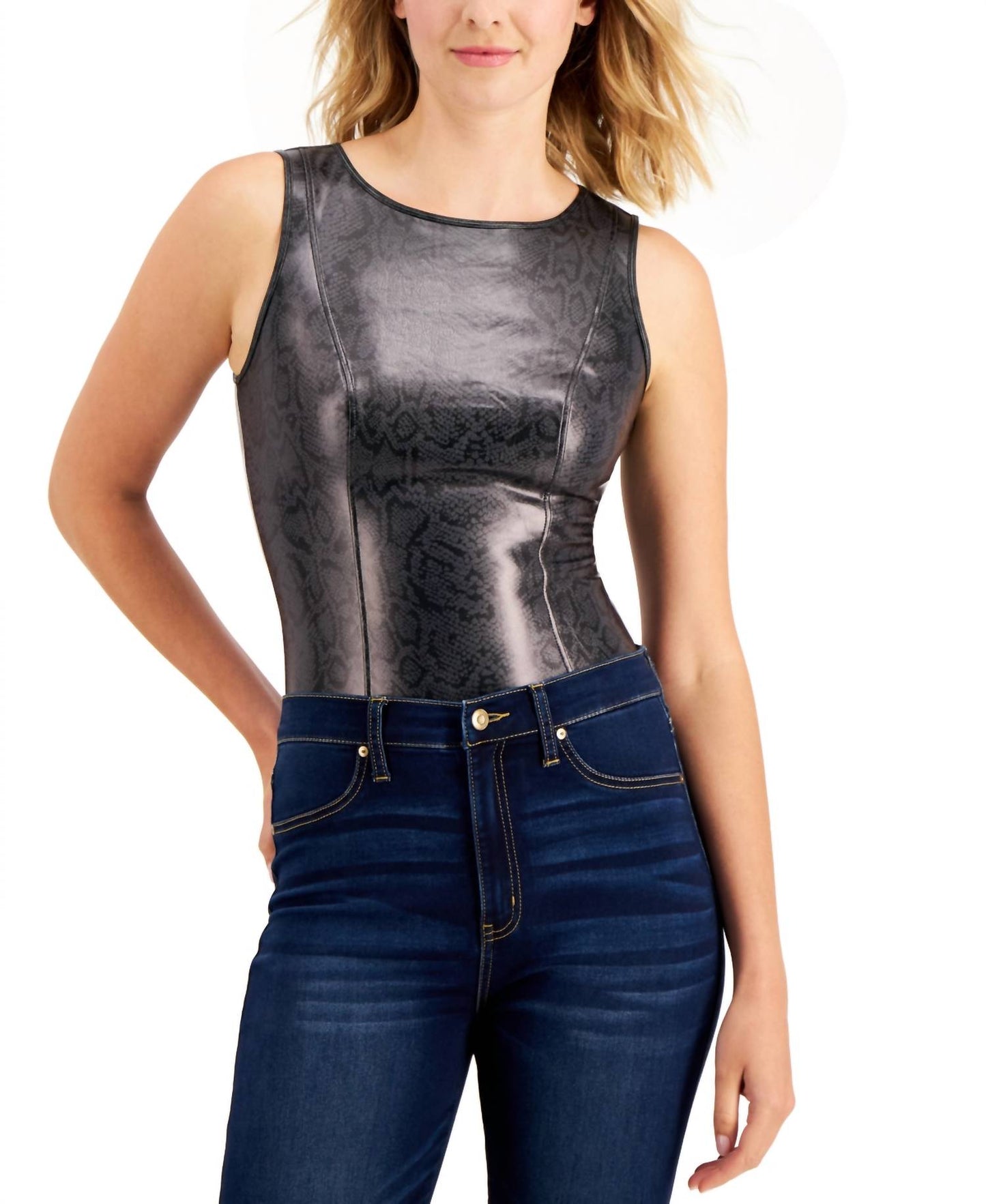 Intimate Faux Leather Bodysuit