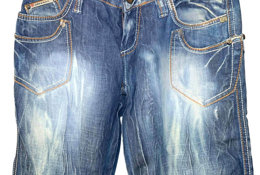 Cipo & Baxx - Women's Authentic 90s-inspired Design Jeans - Rack Hunt -