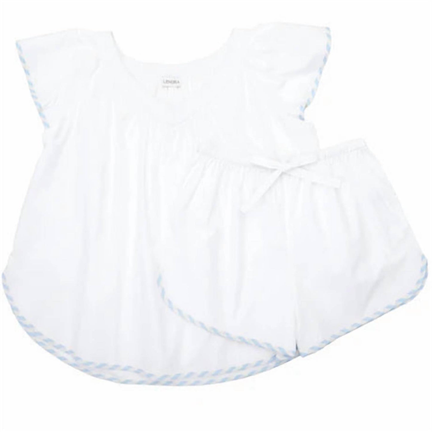 Vandy Scalloped Tape Trim Short Pajamas