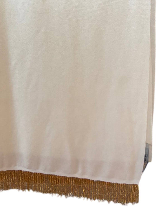 Women's Pashmina Scarf With Bead Trim