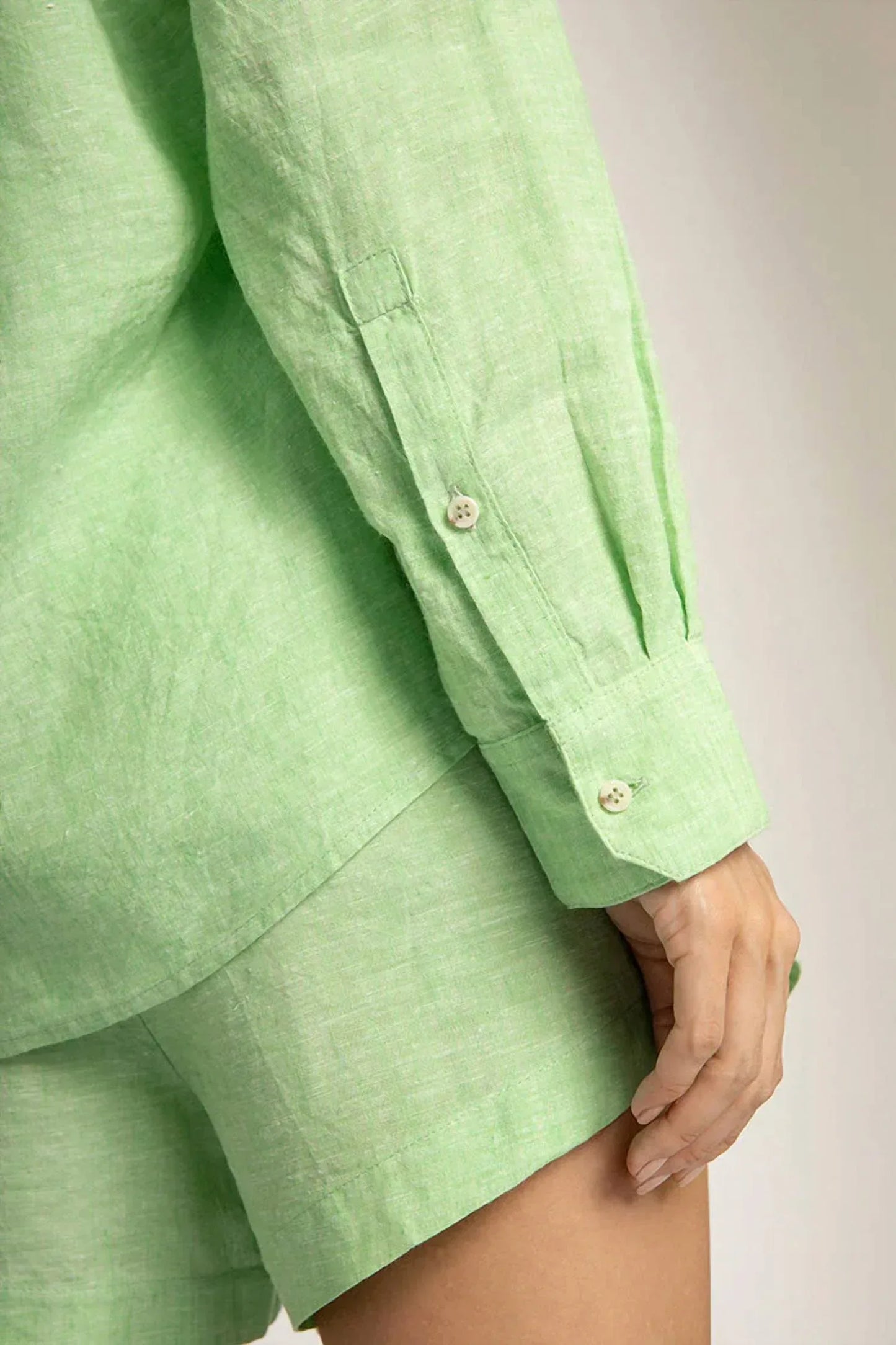 Touché - Linen Blend Button-up Shirt - Rack Hunt