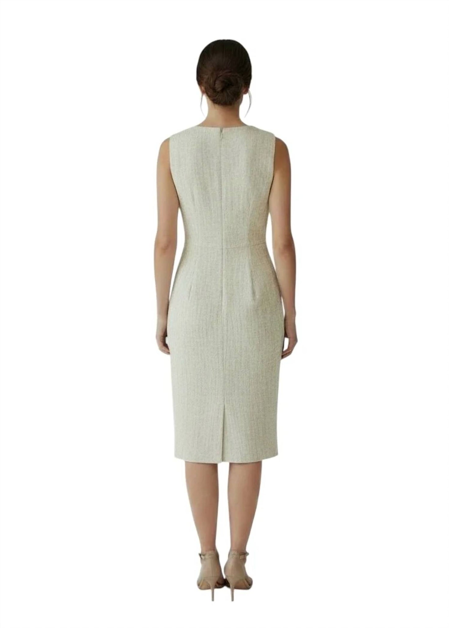 Signature Boat Neck Bow Sheath Dress