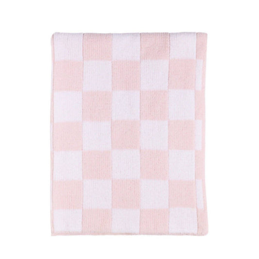 Knitted Chenille Blanket