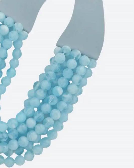 Women's Chunky Beaded Layered Necklace