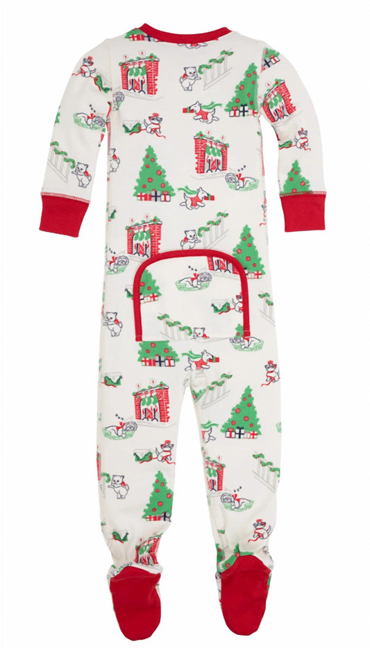 Kid's Knox's Night Footed Onesie
