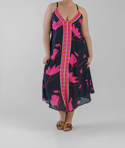 Guapa - Padma Sundown Halter Maxi Dress - Plus - Rack Hunt -