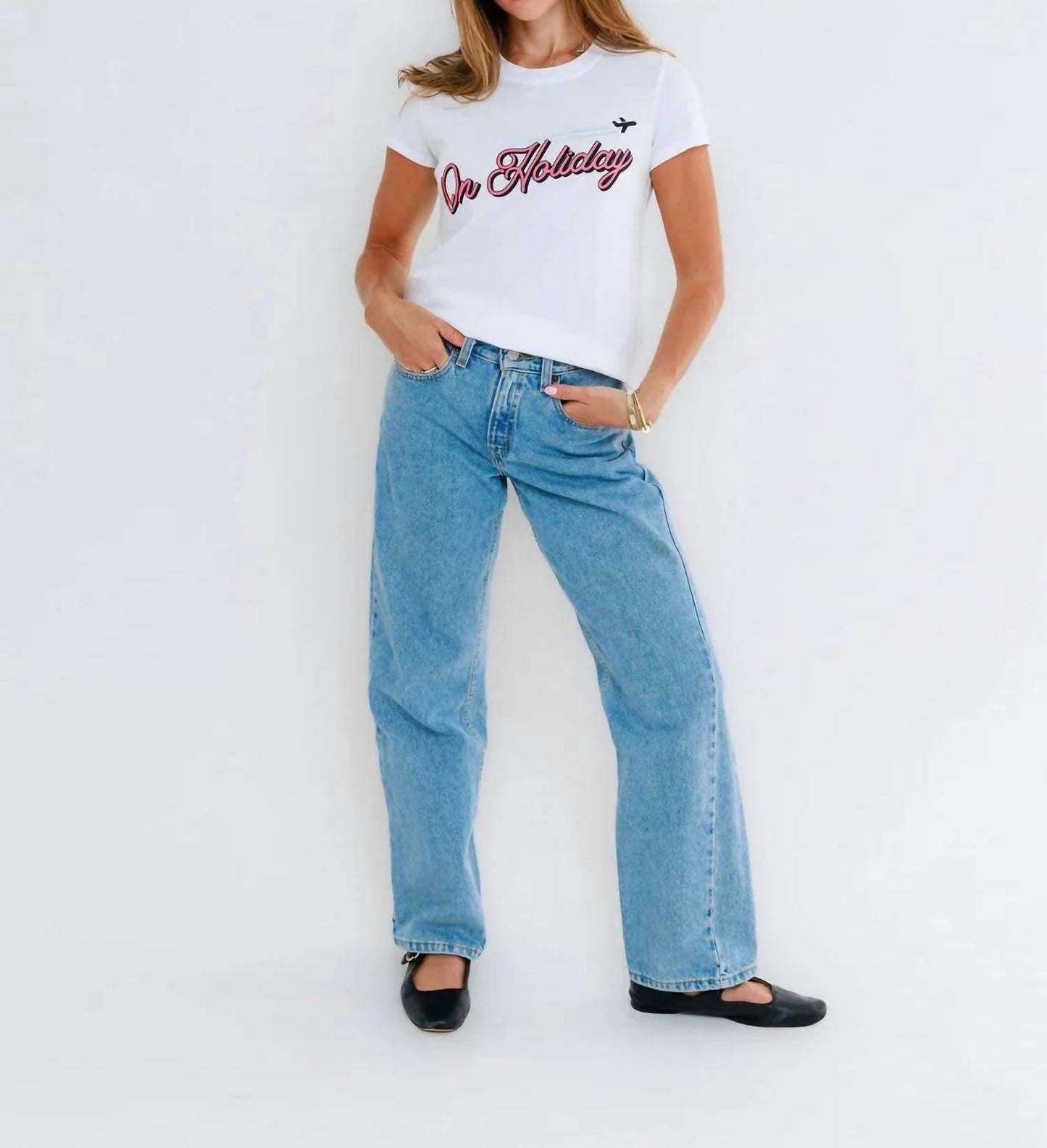 On Holiday Femme Crew Tee