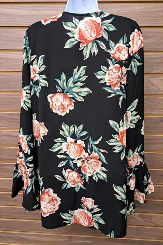 Voll Style - Women's Open Floral Cardigan - Rack Hunt