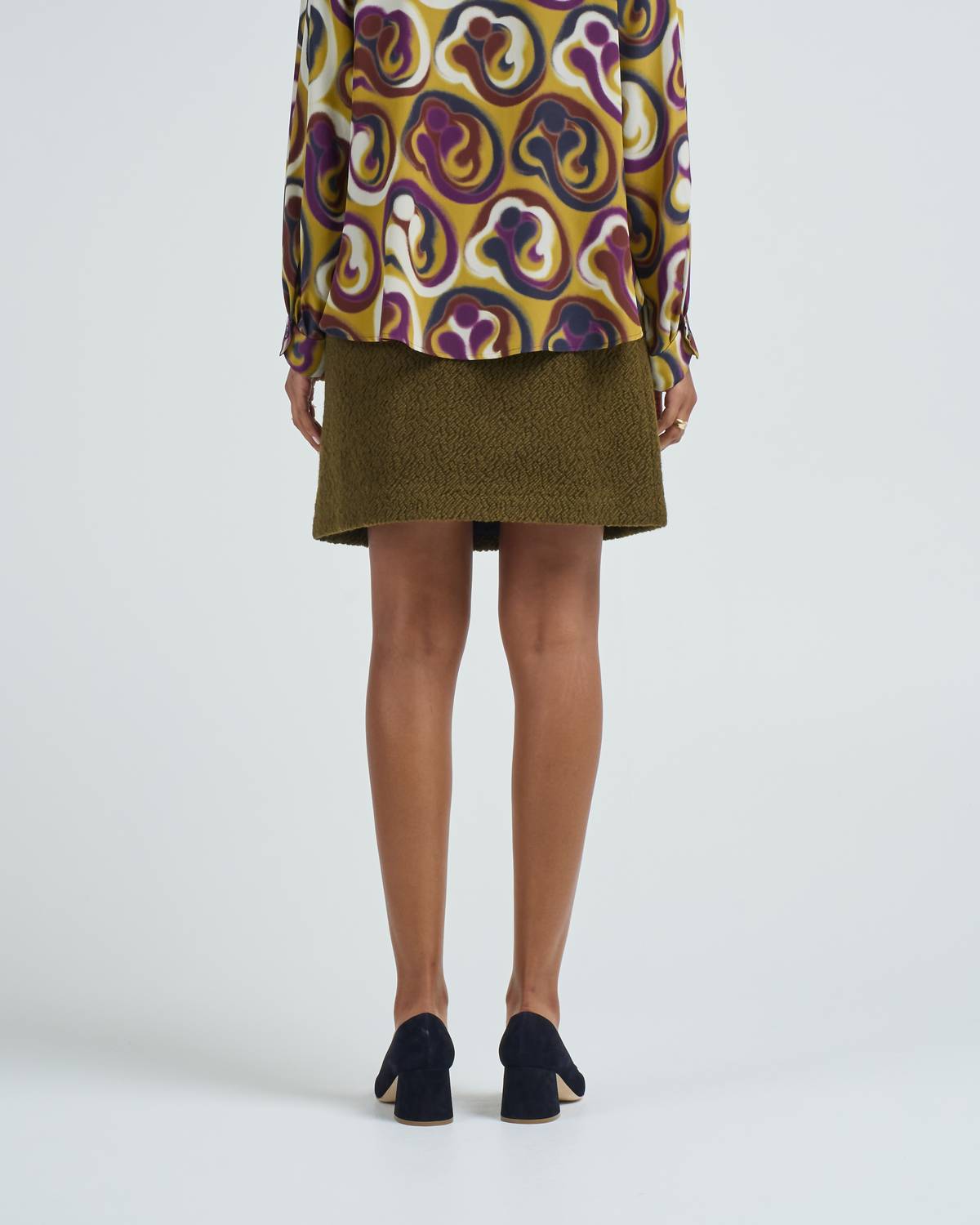 Texture Mini Skirt