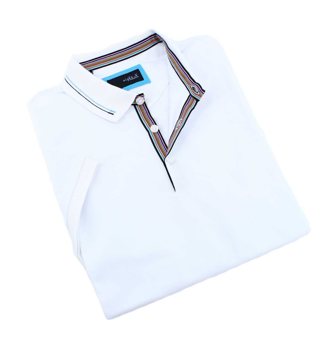 Slim Fit Polo With Colorful Trim