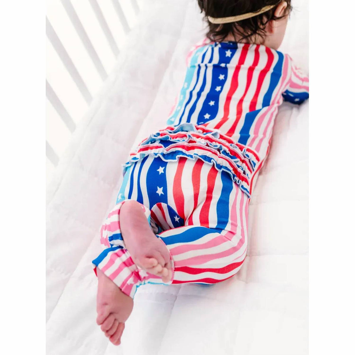 Americana Ruffle Convertible Romper