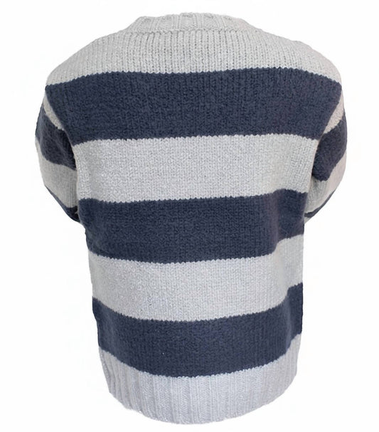 Bit'z Kids Kids Striped Knit Sweater in Grey - view 2
