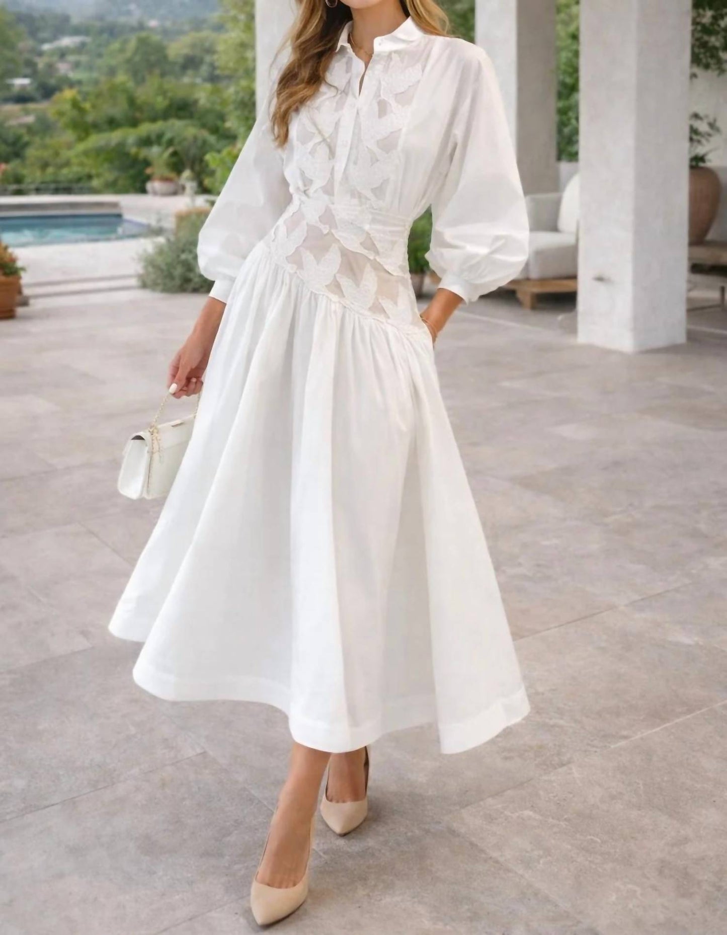 Bianca Lace Garden Skirt Set