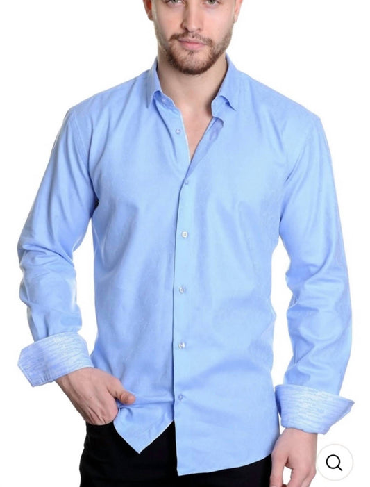 Modern Fit Long Sleeve Sport Shirt
