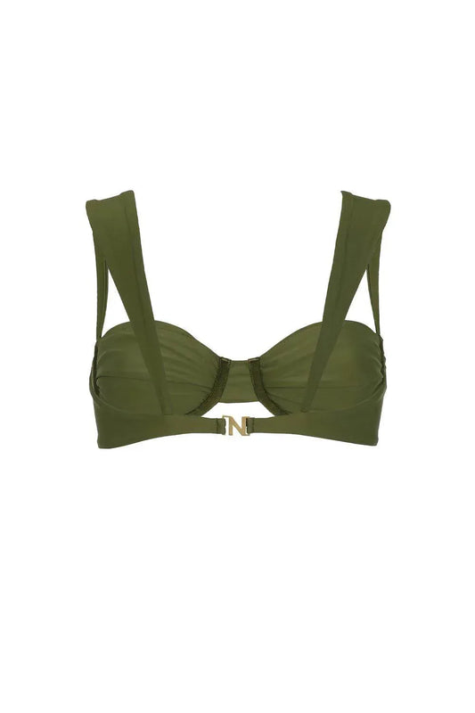 Nelblu - Travesia Pleated Bikini Top - Rack Hunt