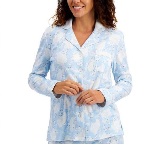 Soft Brushed Cotton Pajama Top