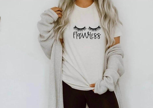 Tultex Apparel - Flawless Eyelash Graphic T-shirt - Rack Hunt -