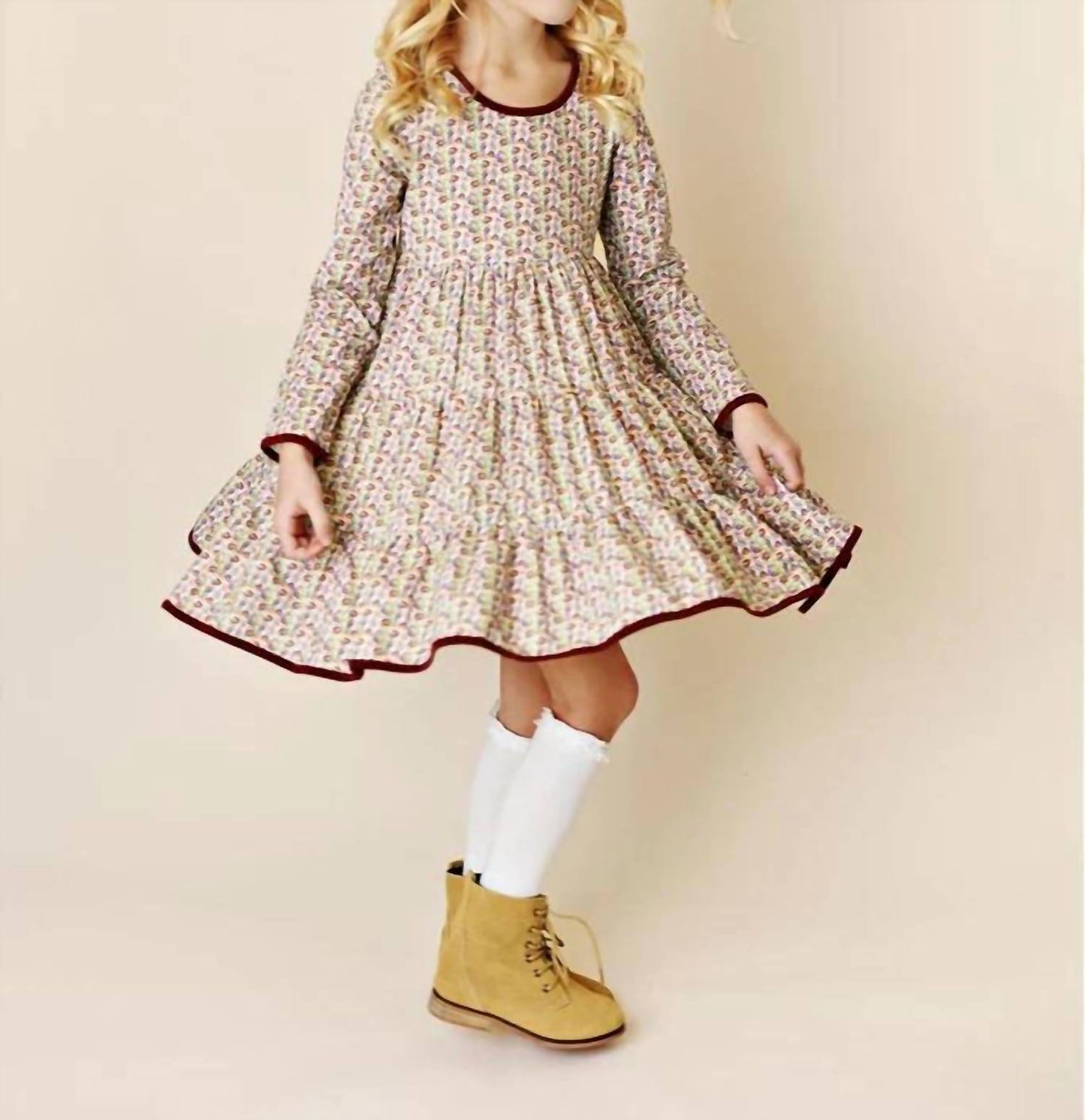 Girl's Floral Dainty Dress