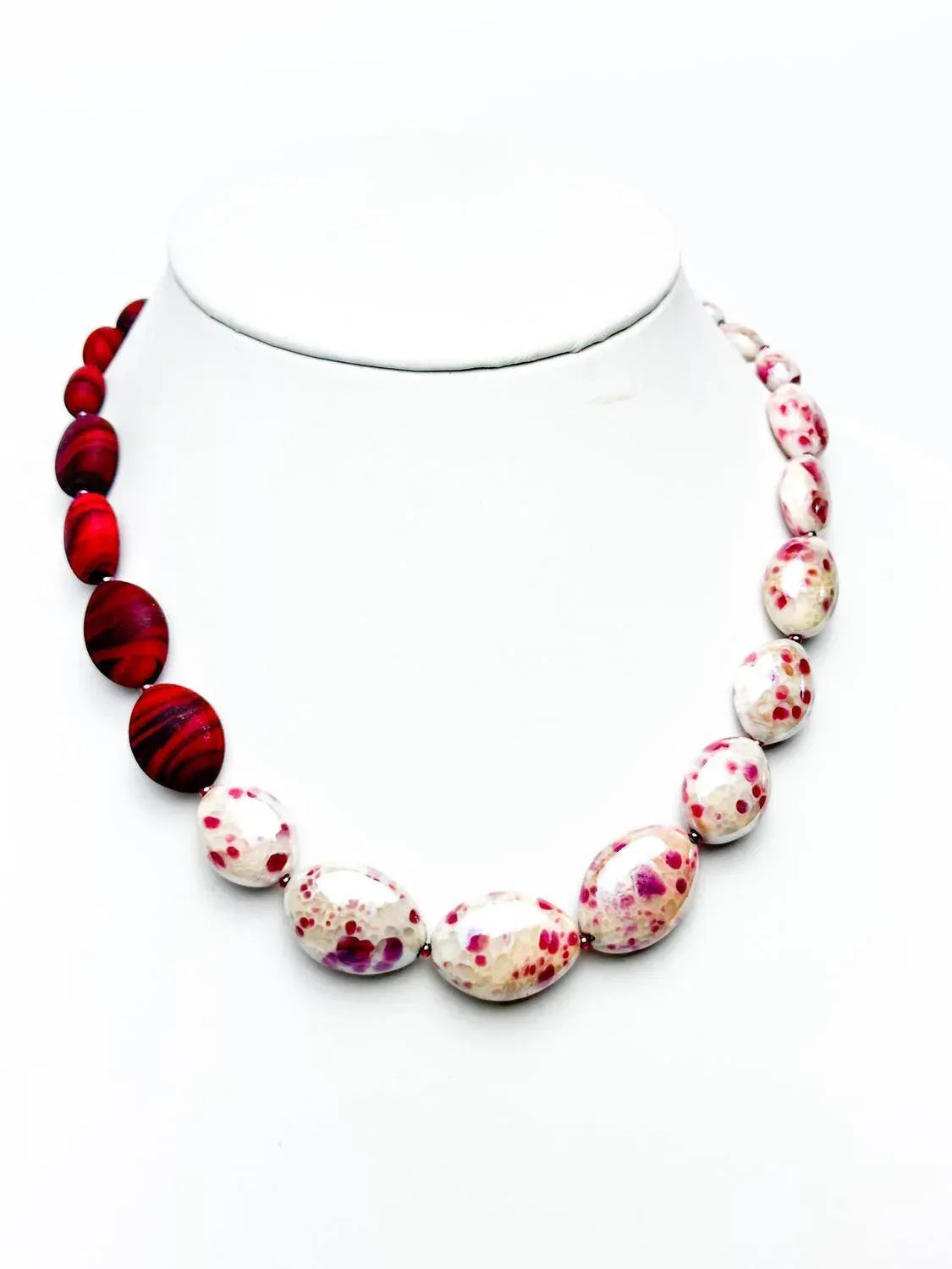 Antica Murrina - Women's Murrano Glass Two Toned Necklace - Rack Hunt