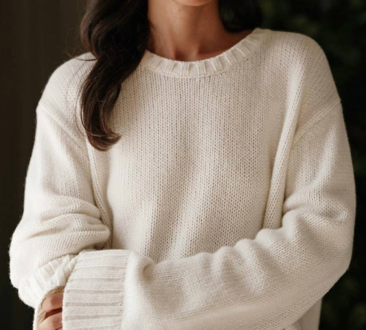Cashmere Amelia Crewneck Sweater