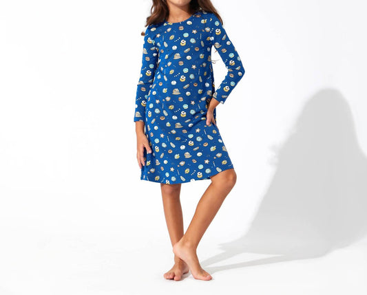 Bamboo Girls' Long Sleeve Dress