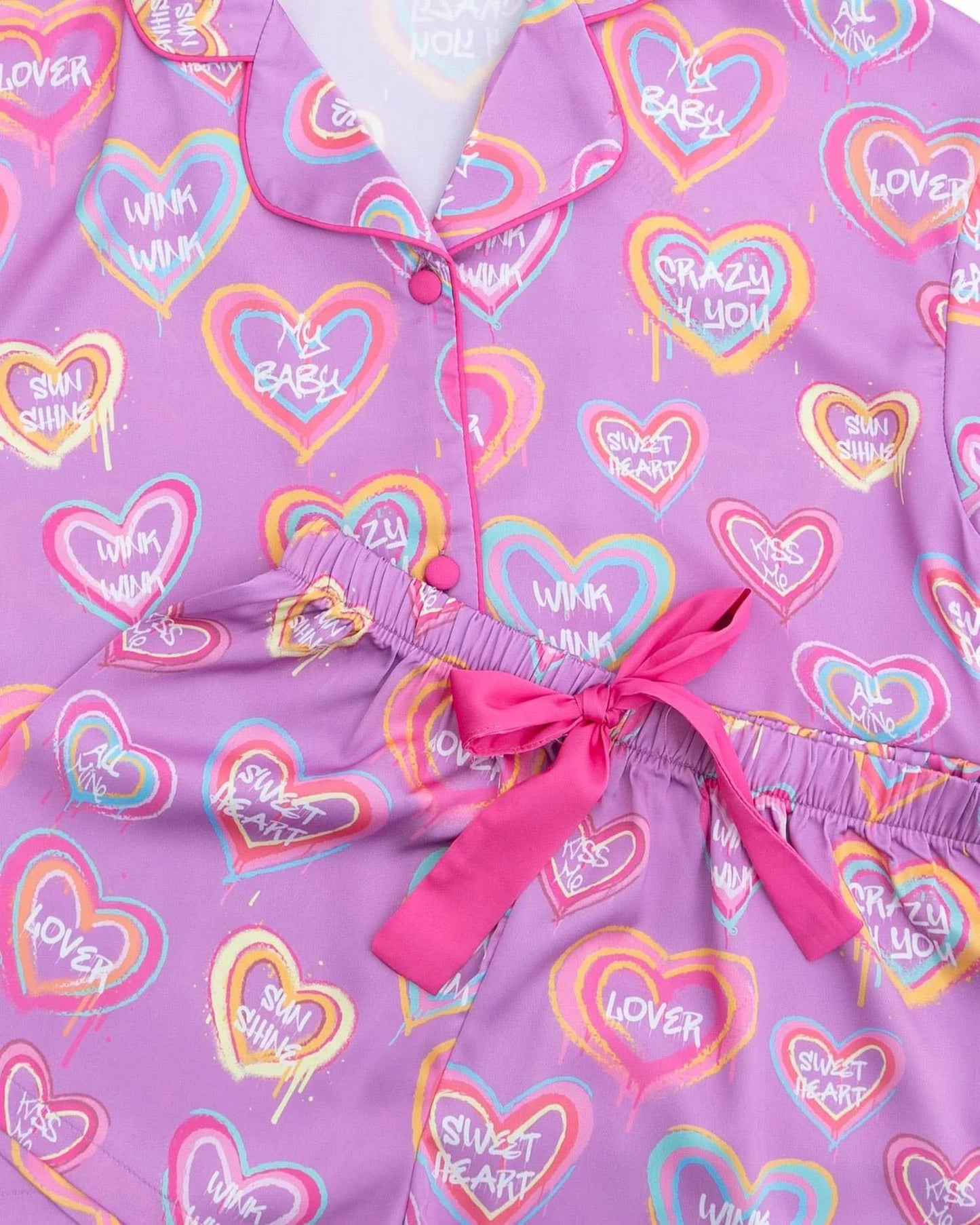Silky Crazy 4 You Short Sleeve Pajama Set