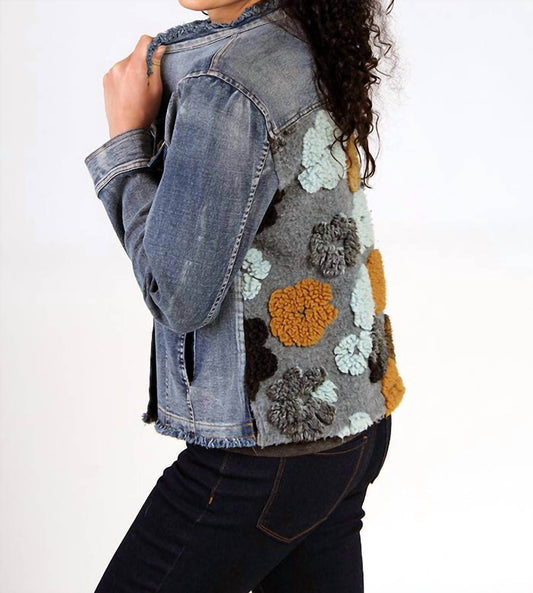 Fine Line Imports - Plush Back Denim Jacket - Rack Hunt -