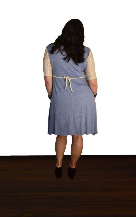 Tough Luv - Lace Sleeve Goddess Pocket Dress - Rack Hunt