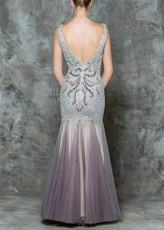 Beaded Mermaid Gown