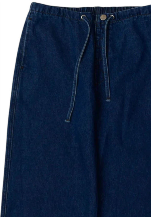 K-Fashion - Women's Denim Drawstring Pants - Rack Hunt -