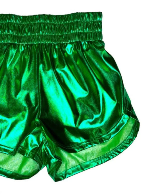 Belle Cher - Women's Metallic Athletic Fit Short - Rack Hunt