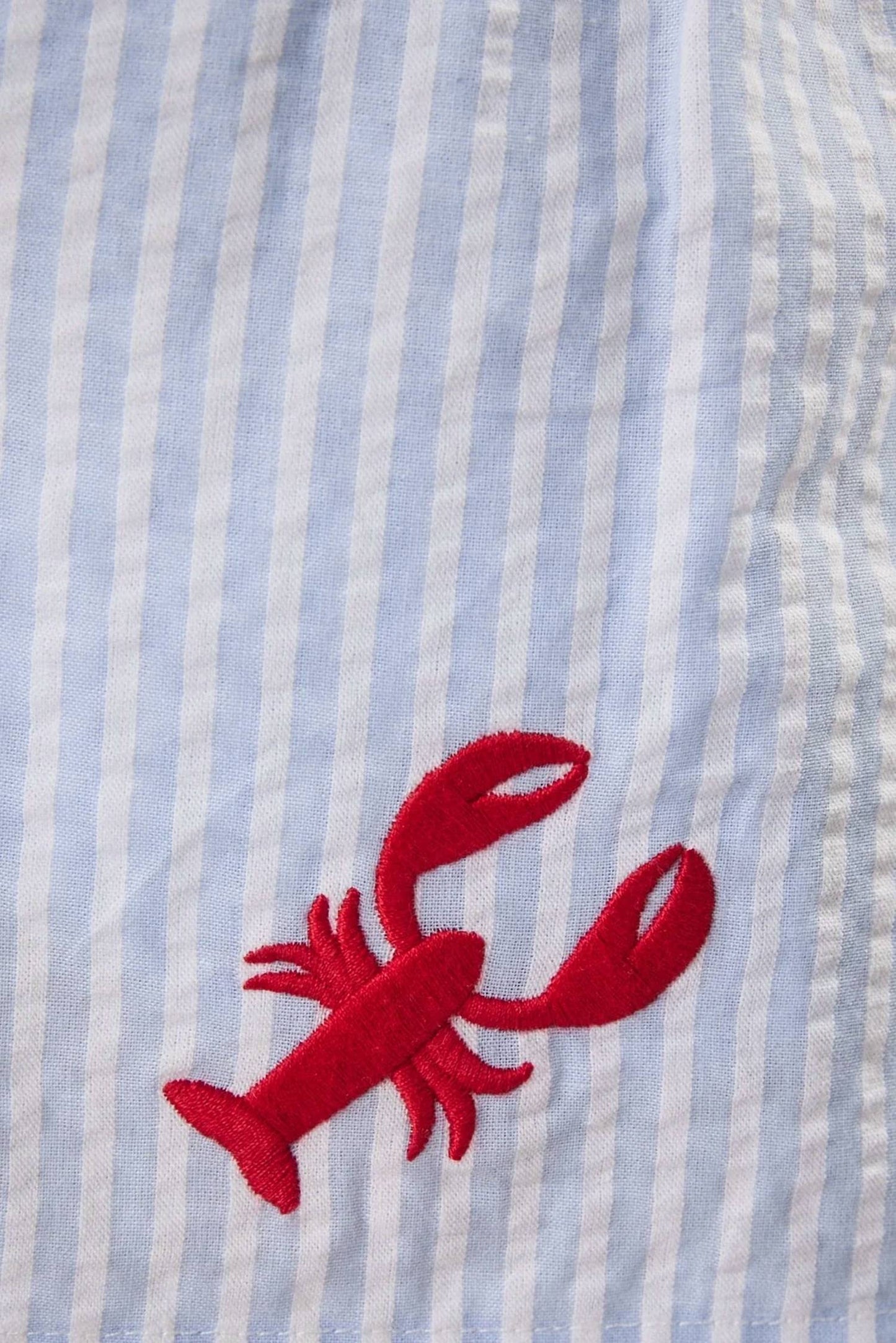 Embroidered Lobster Boxer Shorts