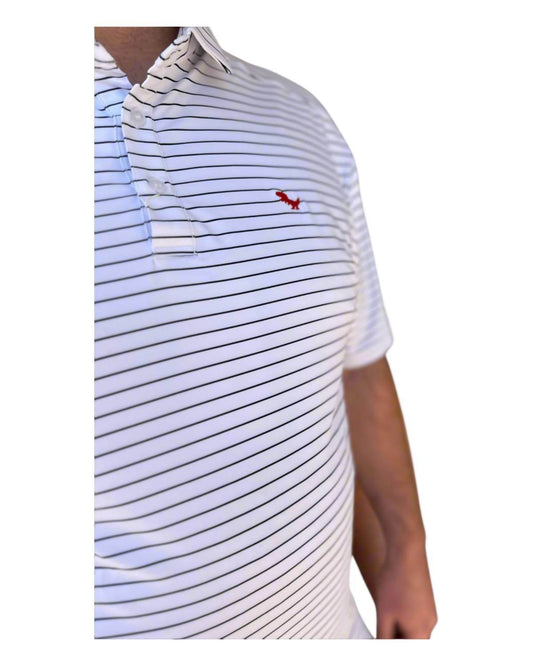 Autilove - Stripe Performance Polo - Rack Hunt -