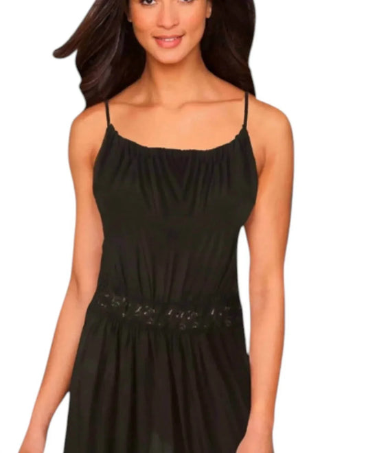 raviya - Crochet Waist Halter Dress - Rack Hunt