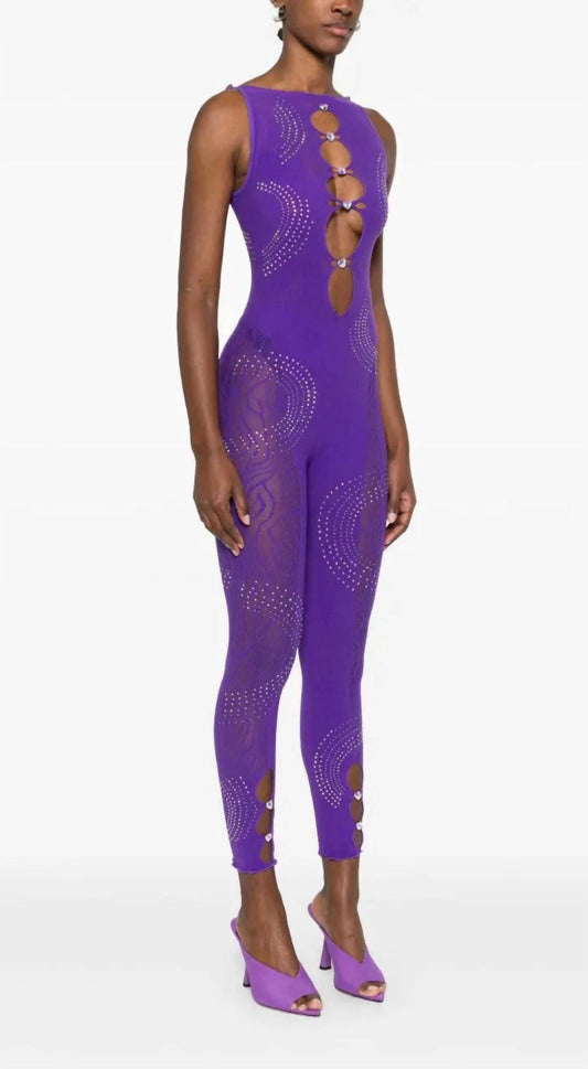 Women's Rhinestoned Janice Jumpsuit
