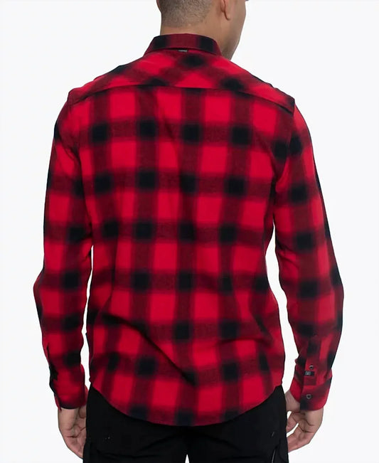 Sean John - Plaid Long Sleeves Shirt - Rack Hunt
