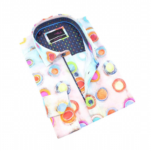 Modern Colorful Print Shirt