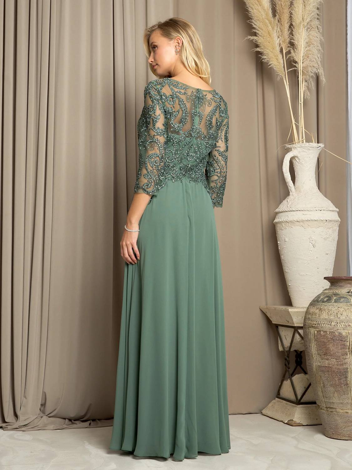 Long Formal Mother Of The Bride Dress