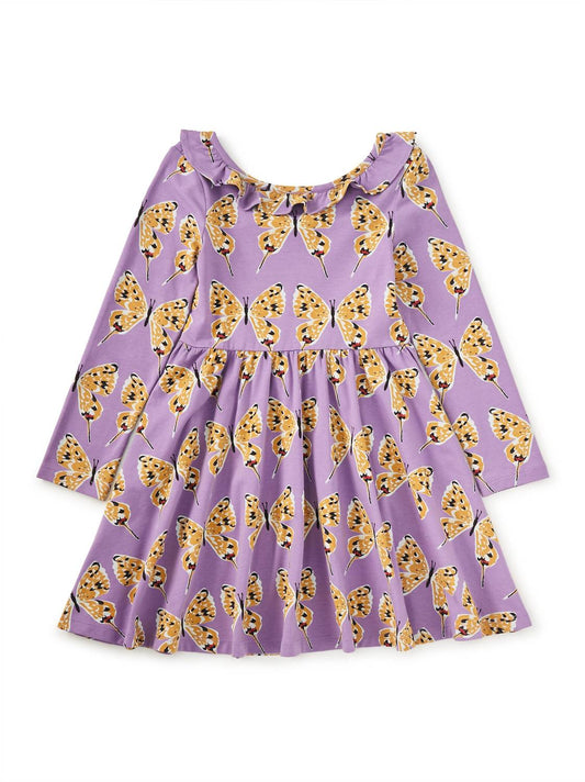 Girl's Ruffle Collar Ballet Dress