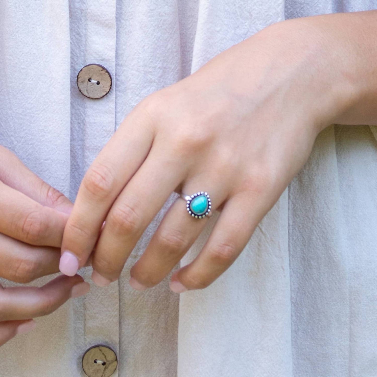 Women's Amazonite Stone Ring