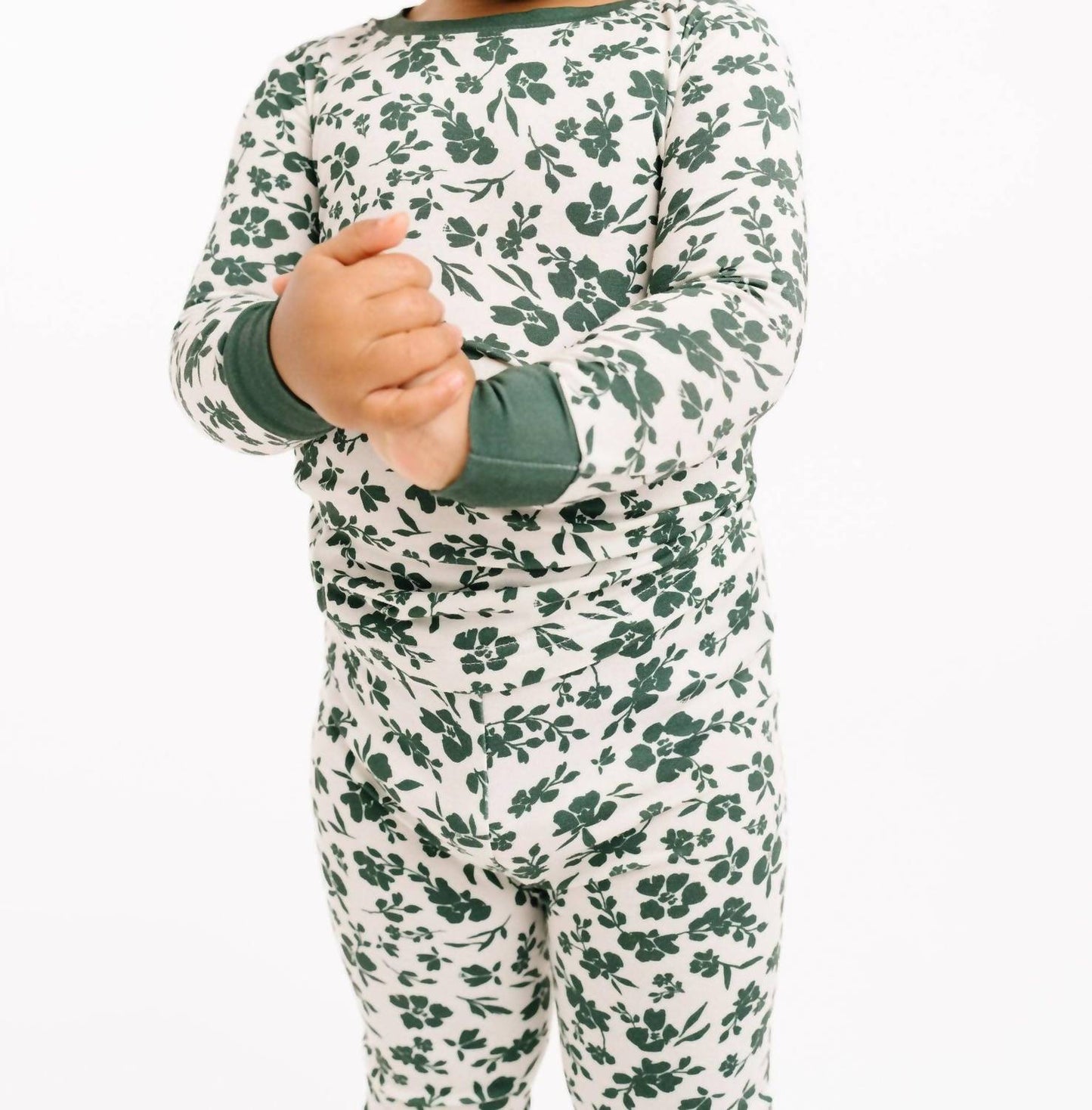 Kid's Earthy Floral Bamboo Set