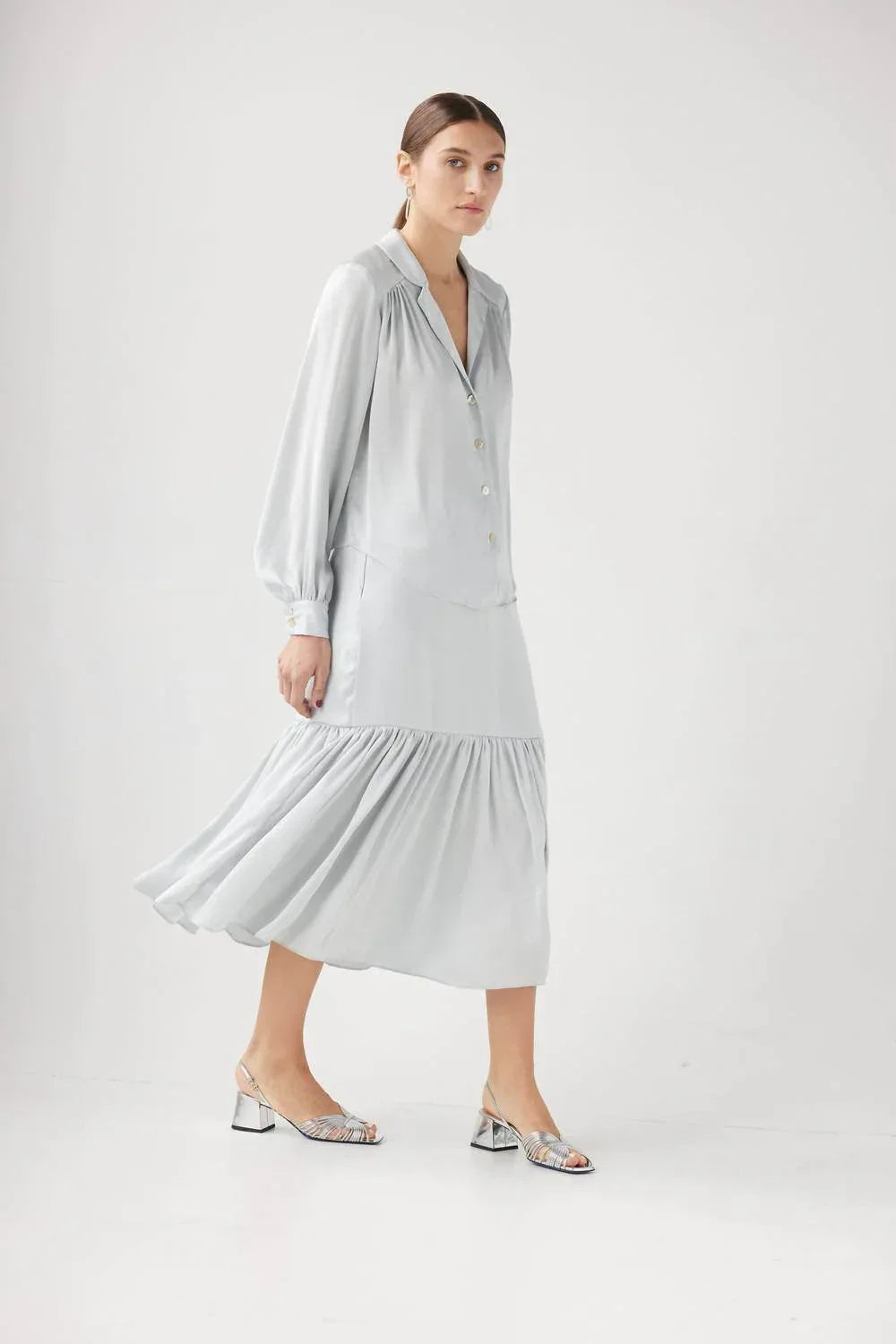 Rose Velvet - Colette Midi Skirt - Rack Hunt
