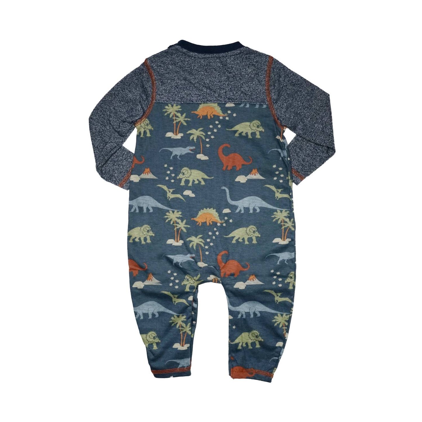 Boys Dino Pocket Romper