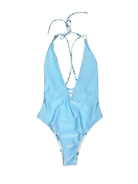 B Swim - Women's Reversible Lush One Piece - Rack Hunt