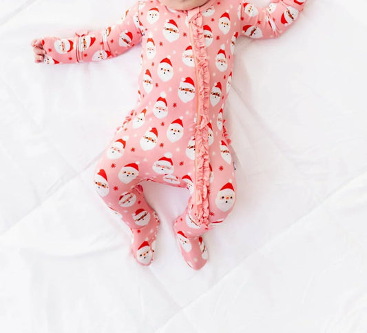 macaron + me - Girls' Vintage Santa Onesie - Rack Hunt
