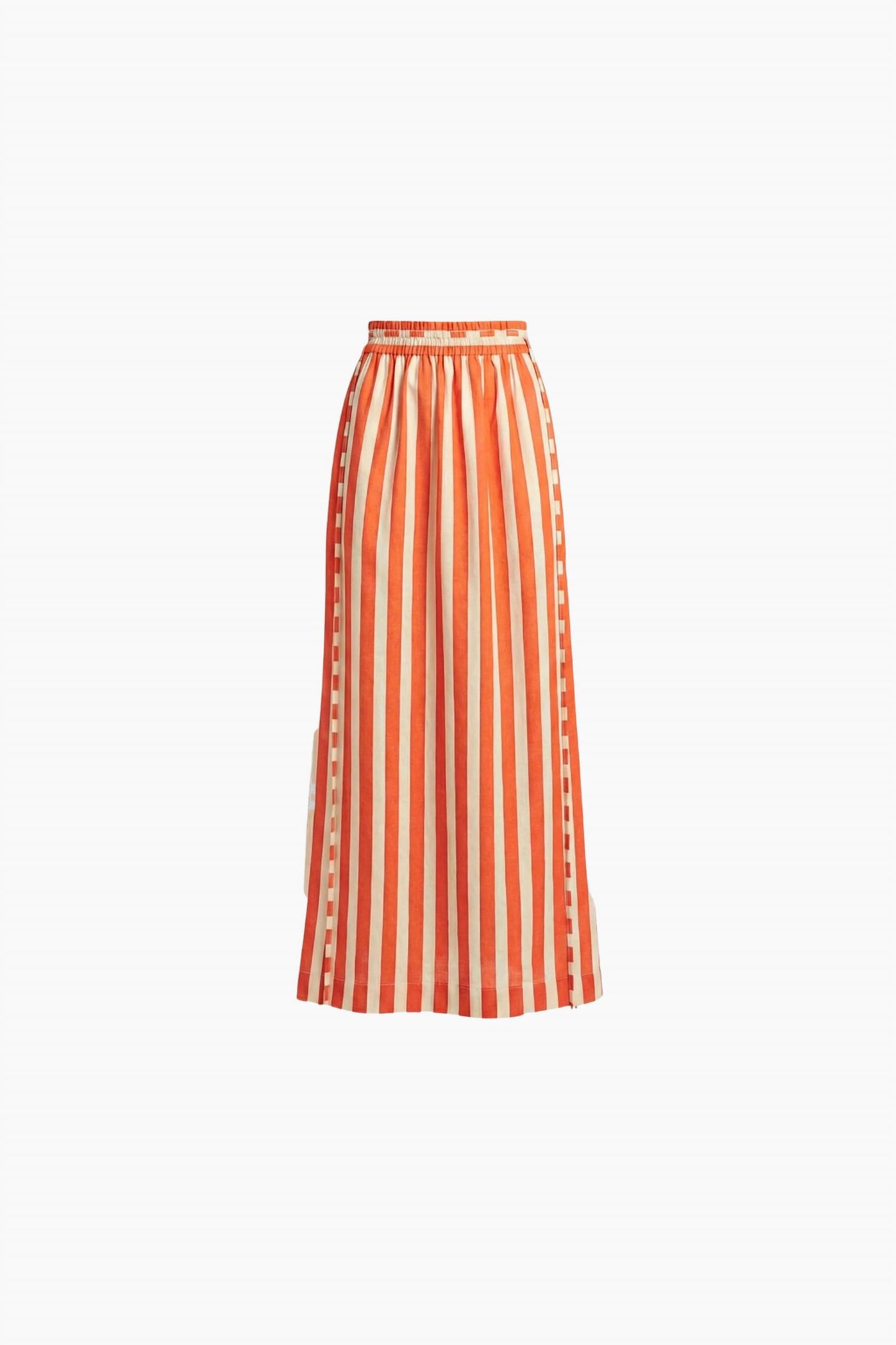 Long Cotton Skirt With Slits