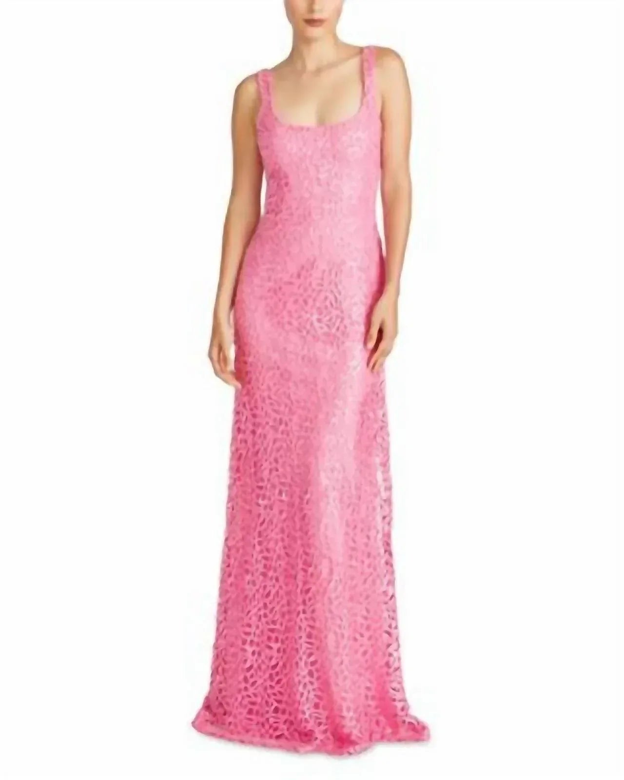 ML Monique Lhuillier - Women's Hannah Sequin Long Dress - Rack Hunt
